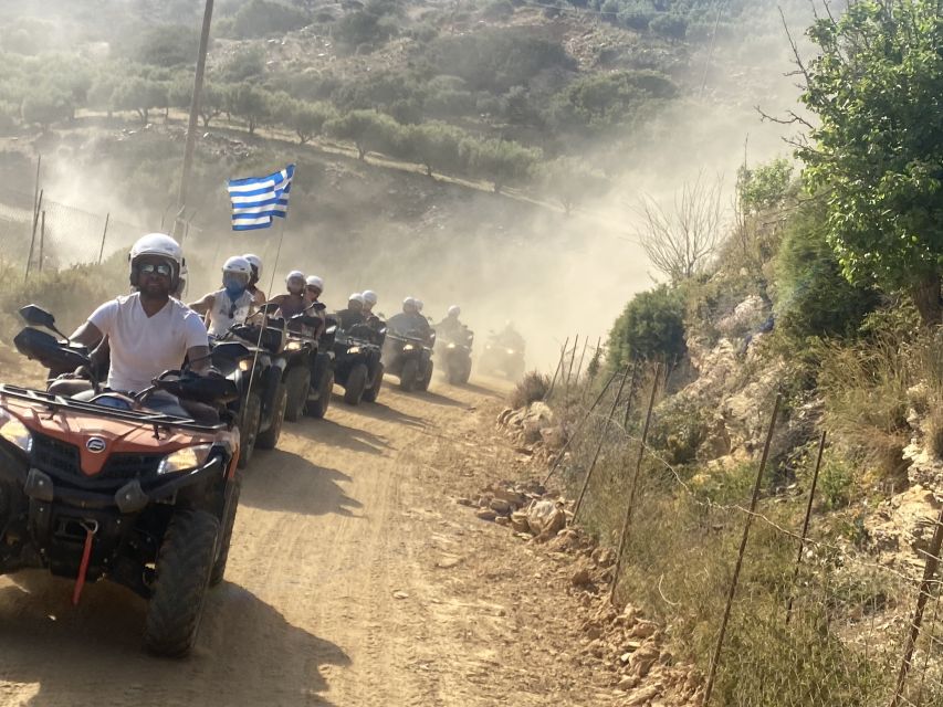 Agia Pelagia Crete Quad Bike authentic backland Tour - The driving lesson, from hesitant to comfortable
