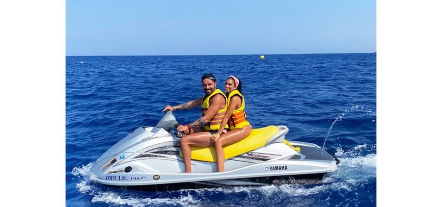 Agia Pelagia: Jet Ski - Where you start at Mononaftis Beach (and what to do first)