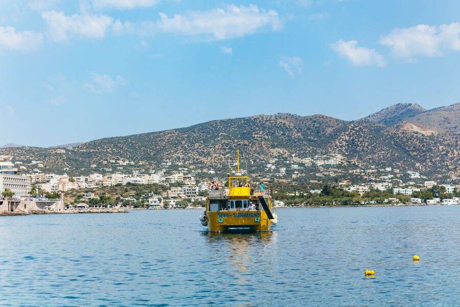 Agios Nikolaos: Semi-Submarine Cruise - A semi-submarine view of Agios Nikolaos Bay, without snorkeling gear