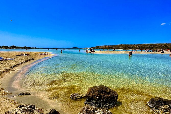 All Day Private Family Tour to Elafonisi Beach & Agia Sofia - Elafonisi Beach for five hours: pink-sand expectations, crowds, and your umbrella plan