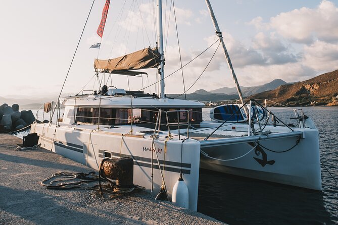Balos & Gramvousa Luxury Catamaran Sailing Cruise from Kissamos - Balos Lagoon: Swim, Snorkel, SUP, and an Instagram-Friendly (Funny) Moment