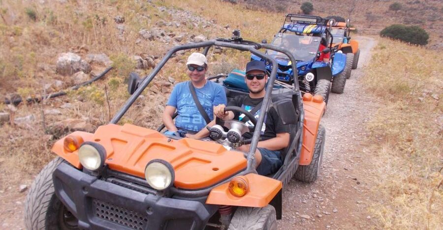 Buggy safari Crete (Transfer and lunch) analipsi- hersonisos - Malia Palace photo stop, then Sissi villages in buggy form