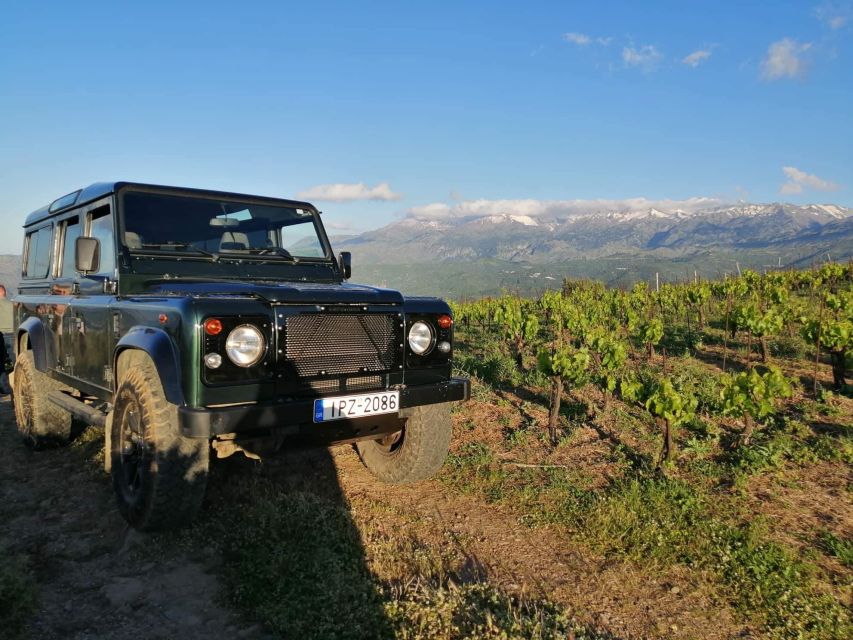 Chania 4x4 Sunset Safari Tour - Nteres Village Meze Dinner With Local Wine