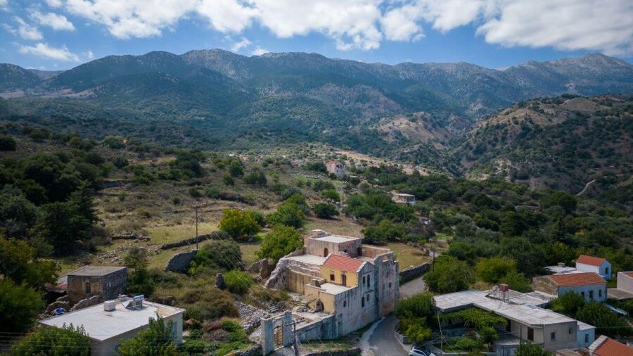 Chania: 7 Villages of Apokoronas Tour with Lunch - Vrises and the rock cut Church of St. Antony, plus Mikis Theodorakis Theatre