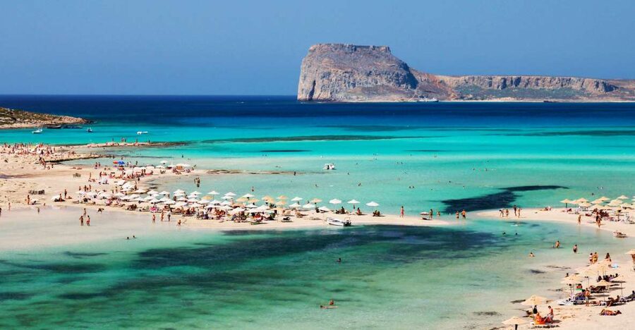 Chania Areas/Kalyves:Gramvousa Island & Balos,Boat Tkt Extra - The ferry ride itself: where the views and the comfort meet