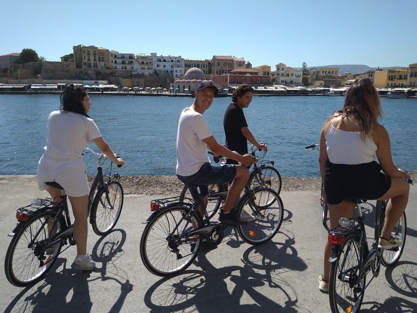 Chania: City Highlights Small Group Bike Tour - Old Venetian Harbour: Photo-Ready, Breeze-Friendly, and Easy to Love