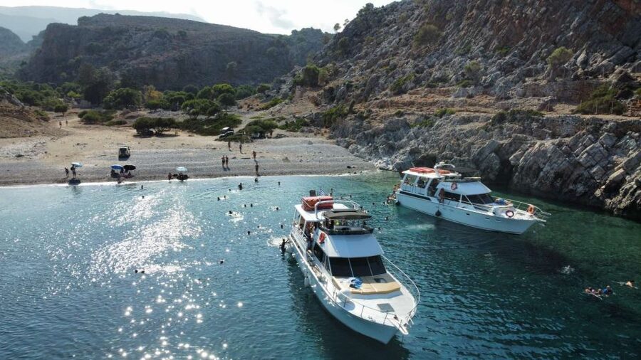 Chania: Menies Beach & Chironisia Bay Cruise with Snorkeling - From Kolymbari Harbor to Rodopou Peninsula: Setting Up Your Sea Day