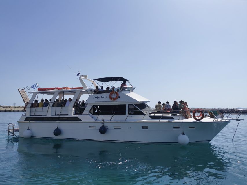 Chania: Menies Beach & Chironisia Bay Cruise with Snorkeling - On Board With Smile Cruises: Seating, Equipment, Toilets, and Snacks