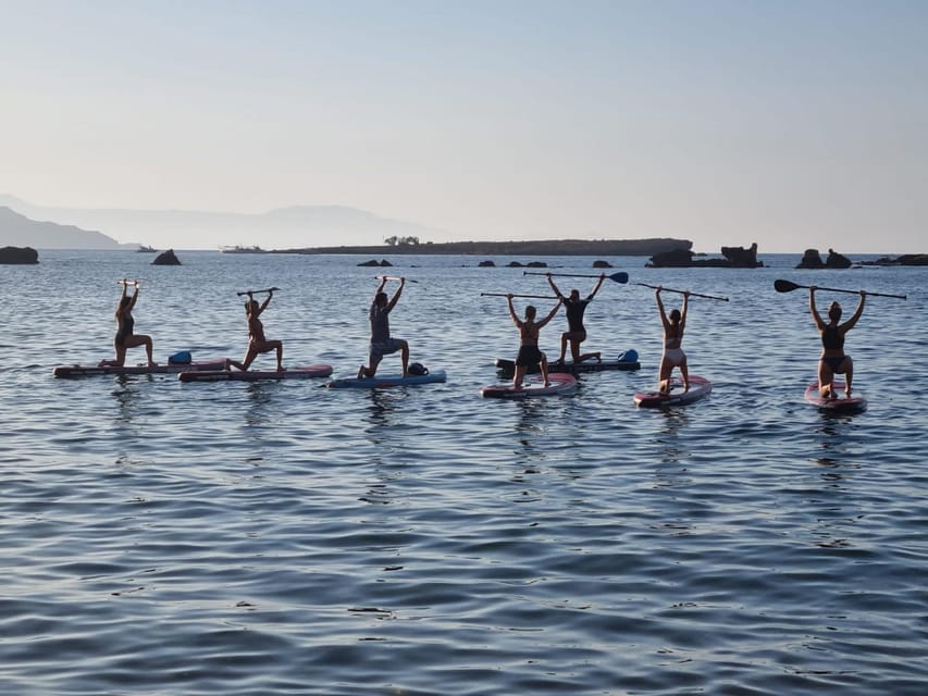 Chania: Morning or Sunset Stand-up Paddleboard Pilates - Morning or sunset: what changes and what stays the same