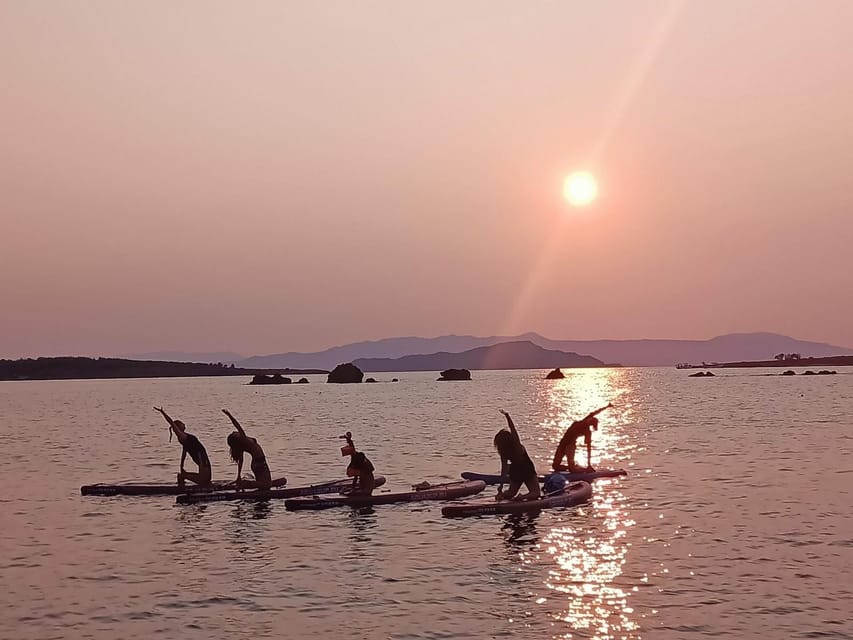 Chania: Morning or Sunset Stand-up Paddleboard Pilates - Where you meet: Akti Papanikoli 14 and Nea Chora Beach