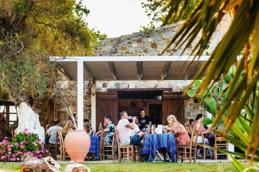 Chania: Off-Road Tour at Sunset - Cretan meze and local wine at a cozy family tavern