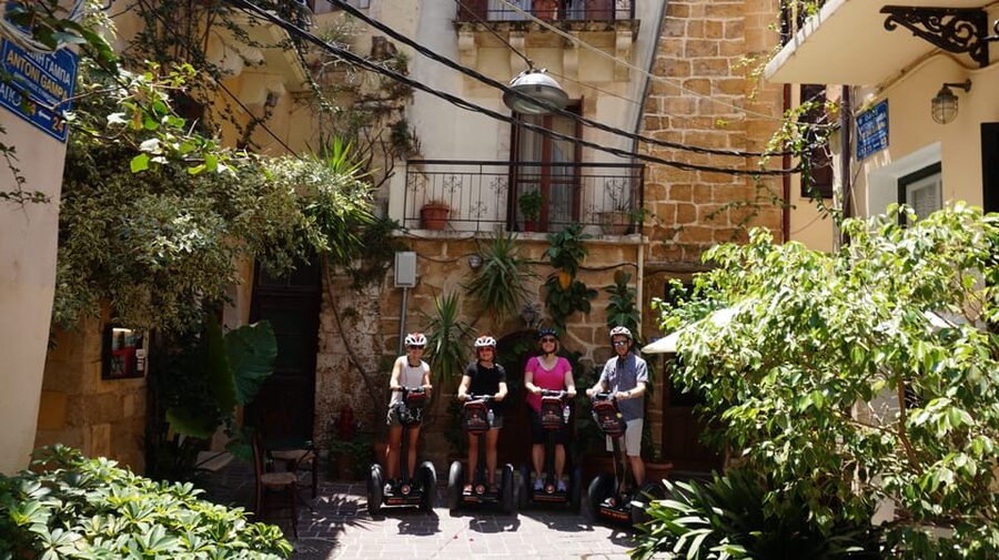 Chania: Old City & Venetian Harbor Discovery on Segways - The Venetian harbor, port power built between 1320 and 1356