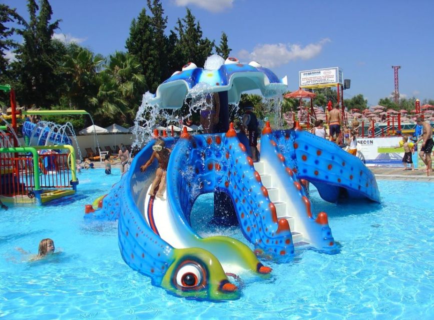 Chania & Rethymno:Limnoupolis Water Park with Lunch+Transfer - Inside the park: unlimited slides, freefall moments, and the black hole ride