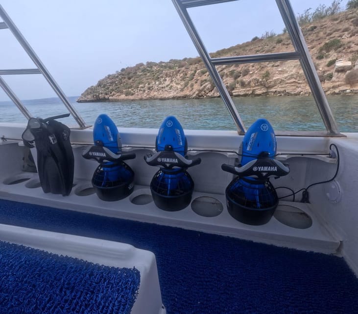 Chania: Sea Scooter Snorkeling boat tour - Coaching you can use: scooter setup, safety, and a first jump-in