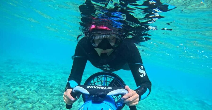 Chania: Sea Scooter Snorkeling boat tour - Gear and expectations: wetsuit, scooters, and marine life reality checks