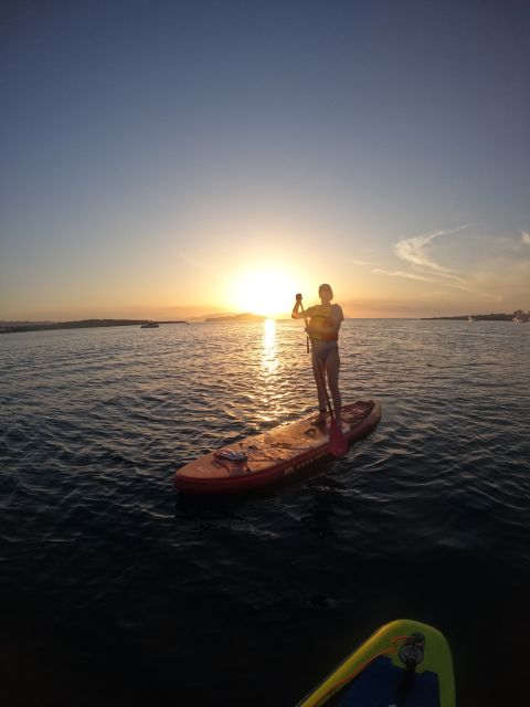 Chania: Stand-up Paddleboard Coastal Sunset Experience - First steps on the water near Kladissos River