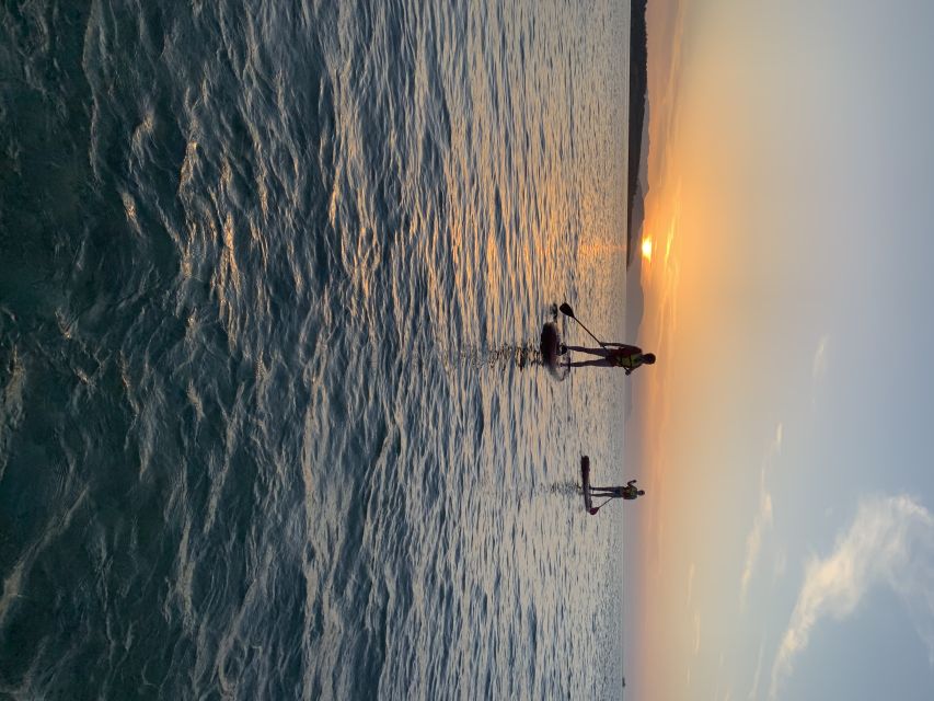 Chania: Stand-up Paddleboard Coastal Sunset Experience - Paddling along the Chania coast during golden hour