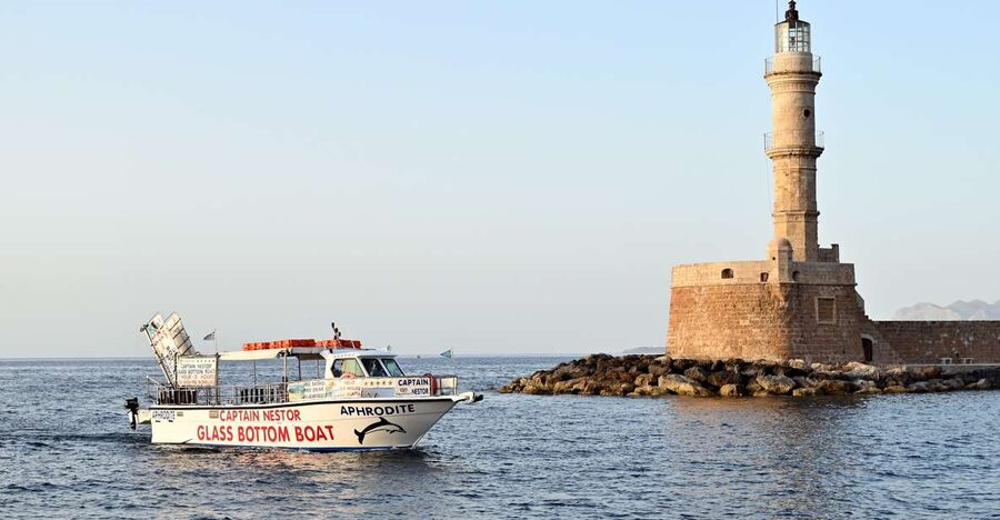 Chania Town: Glass-Bottom Boat Cruise to Thodorou & Lazareta - Small annoyances to plan for, so you feel relaxed on board