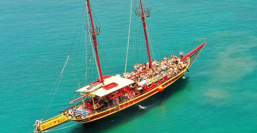 Crete: Coastline Snorkeling Cruise from Hersonissos Port - Saint George Beach stop: calm swimming and easy snorkeling