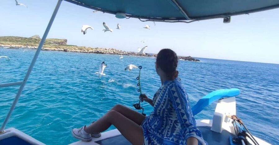 Crete: Fishing & Swimming Boat Cruise with Lunch & Drinks - The Fishing Lesson: How You Learn Without Feeling Tested