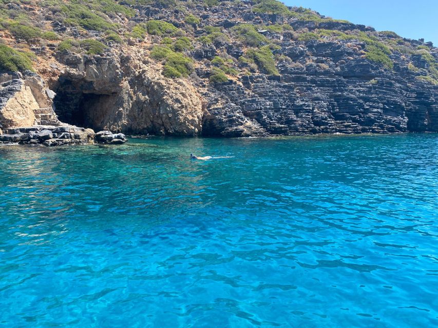 Crete: Fishing & Swimming Boat Cruise with Lunch & Drinks - Swimming and Snorkeling in Elounda Bay: The Part You Will Remember