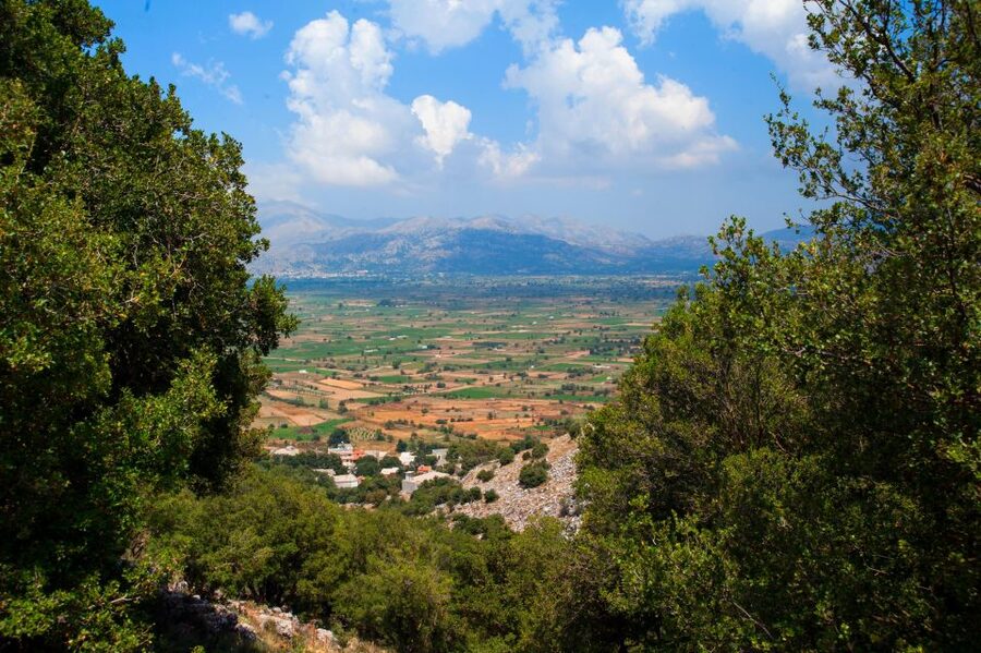 Crete: Lasithi Plateau & Knossos Palace Tour - Tzermiado Lunch Break: Hill Town Views and a Needed Reset