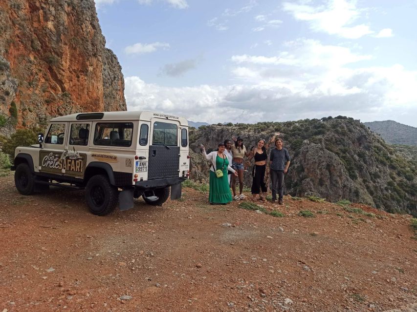 Crete: Lasithi Plateau Zeus Cave Guided Jeep Safari Tour - From pickup to Aposelemis Dam: water history, quick myth setup, and a scenic start
