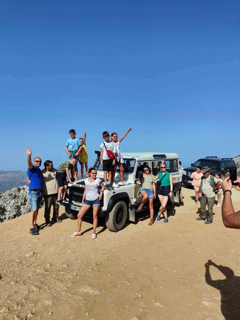 Crete: Lasithi Plateau Zeus Cave Guided Jeep Safari Tour - Avdou and Krasi: olive country snacks, village shopping time, and a slower rhythm