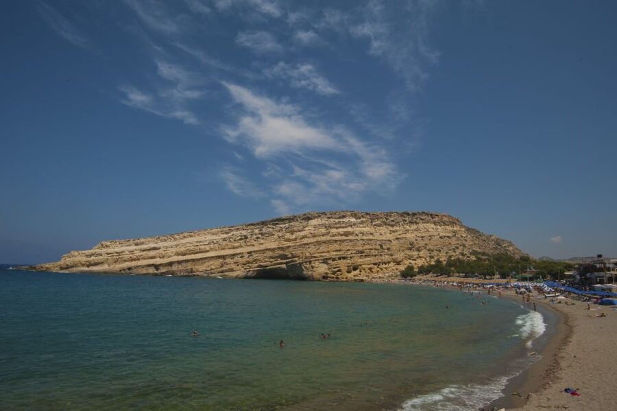 Crete: Matala Beach and Hippie caves, Red beach - Timing tips so you don’t lose the best beach moments