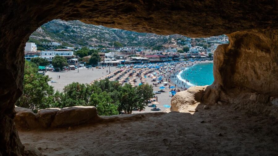 Crete: Matala Hippie Caves - Your Matala time, how to split the day between beach and caves