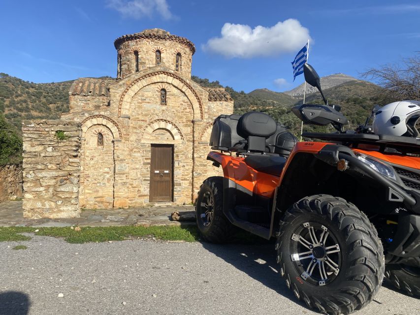 Crete: Quad Safari, Olive Mill with Tasting & Ghost Village - Fodele and the El Greco connection, oranges and village time