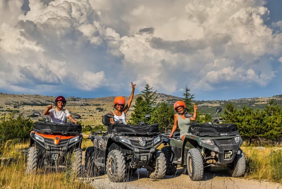 Crete: Quad Safari with Lunch and Swimming in Malia - Vrachasi Scenic Off-Road and Photo Stop Energy (First Hour)