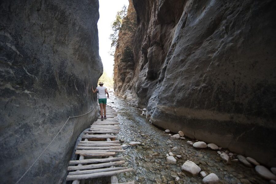Crete: Samaria Gorge Hike - The Skaleta breaks and café stop that keep you from burning out