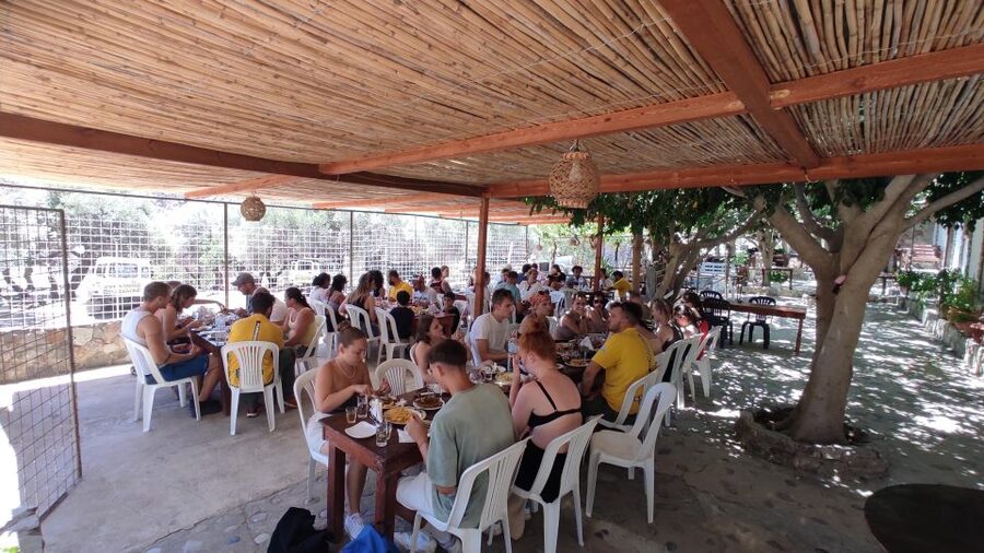Crete: Trypiti Beach Off-Road South Tour w/ Lunch & Wine - Zaros Lake: the calm stop that sets the tone