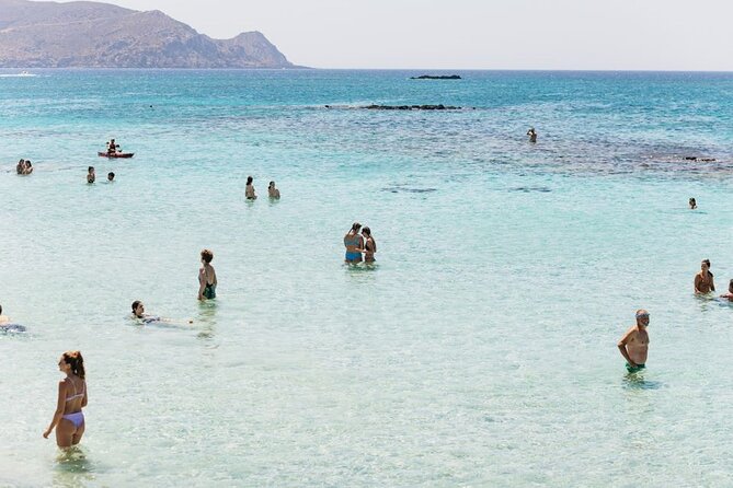 Day Trip to Elafonisi Island From Chania with English Guide - Stop 1: Elafonissi Beach and the pink-sand reality check