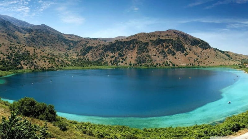 DayTrip Kournas lake Argyroupoli &Georgioupoli from Rethymno - Stop for big views, Fragma Potamon Dam photo opportunity