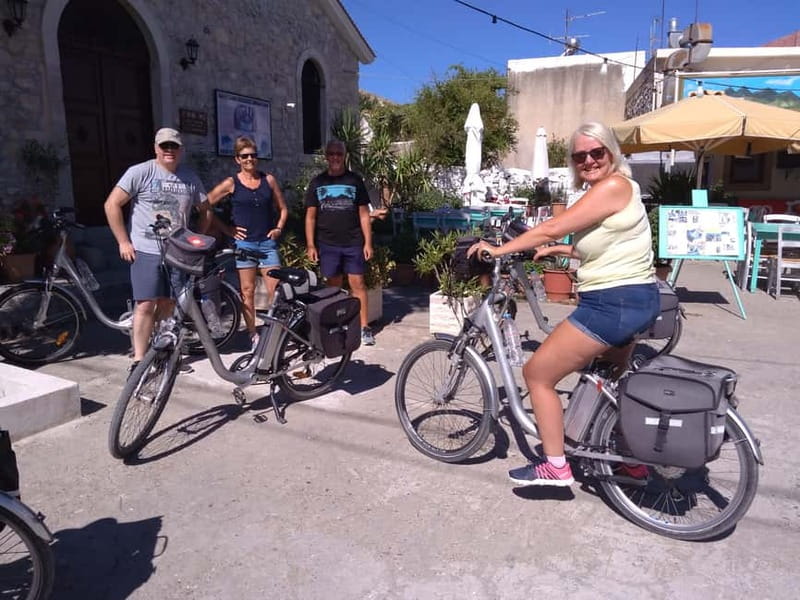 e-Bike Cycling Tour to Arkadi Monastery with Lunch included - Lunch in Kirianna: Cretan dishes with bay views