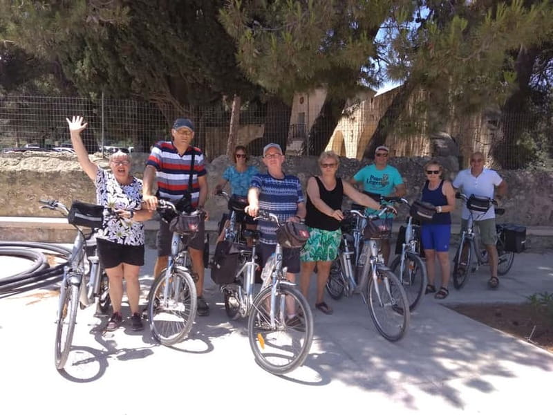 e-Bike Guided Tour to Myli Gorge with Lunch included - Getting set up at eBikes Rethymno, helmets and a comfort-first ride