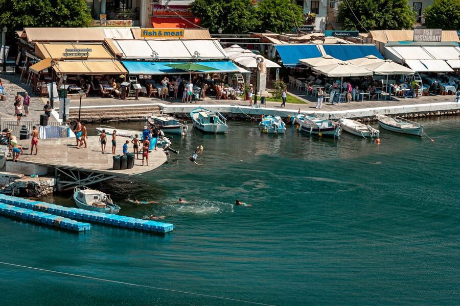 Elounda: Spinalonga Guided Boat Tour with BBQ and Swimming - Kolokytha Beach Stop: Swim, Snorkel, and Reset Your Pace