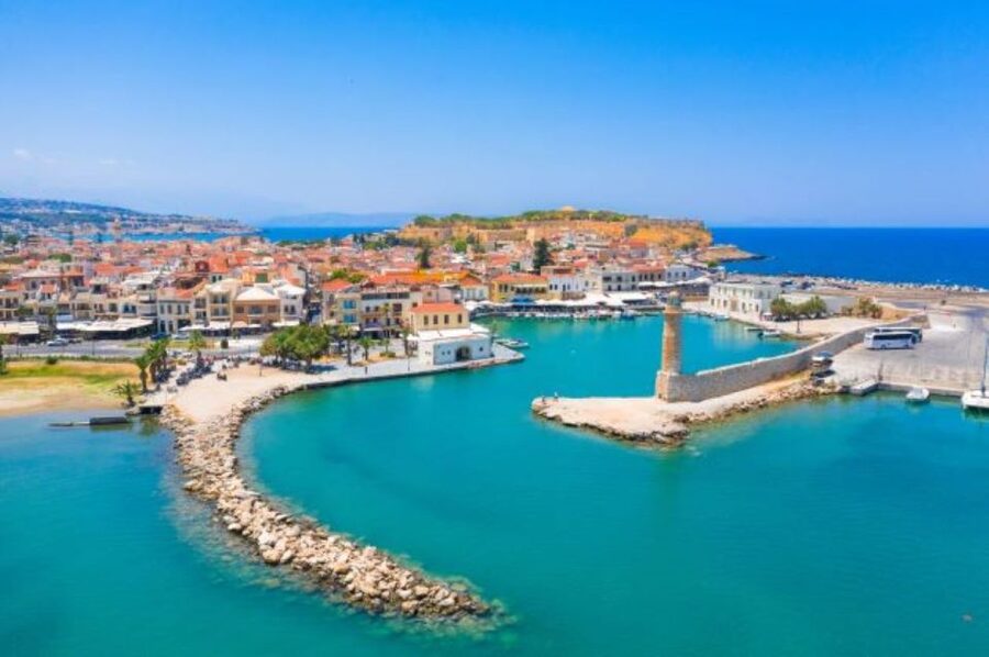 From Agia Galini/Matala: Rethymnon City Tour - The Drive Into Rethymnon: Use the Info to Read the City