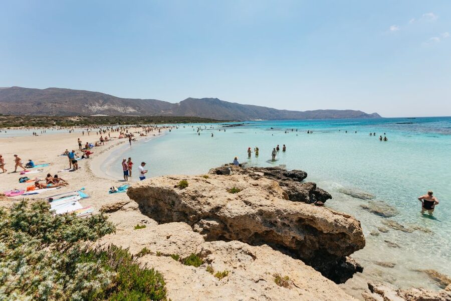 From Chania: Day Trip to Elafonisi Island Pink Sand Beach - Topolia Gorge and the chestnut village stop at Elos