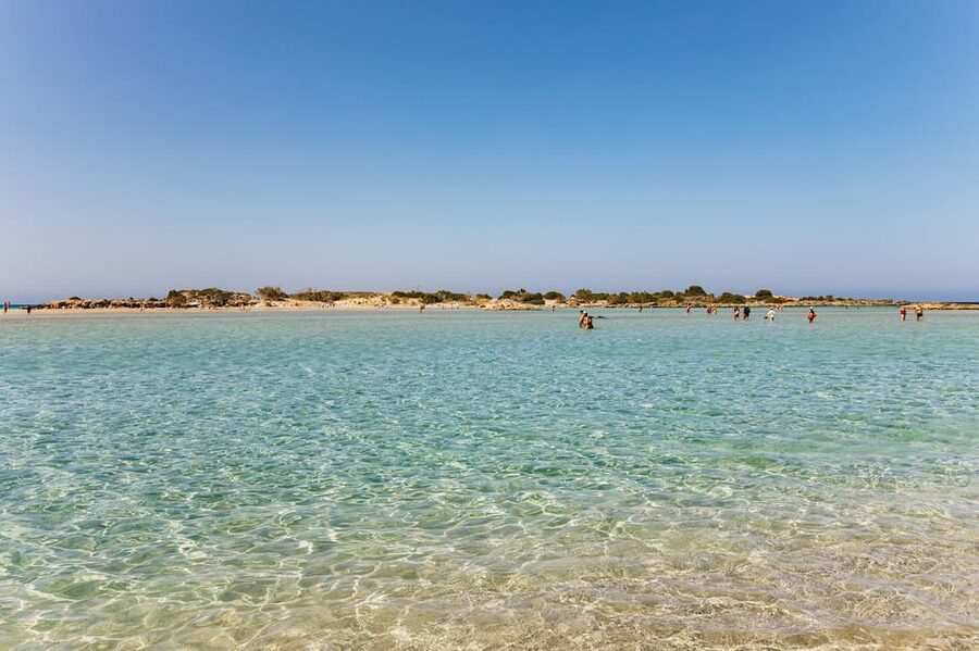 From Chania: Elafonisi and Falasarna Guided Tour with Snacks - Elafonisi Pink Sands: Shimmering Water, Shallow Lagoons, and a Real Walk