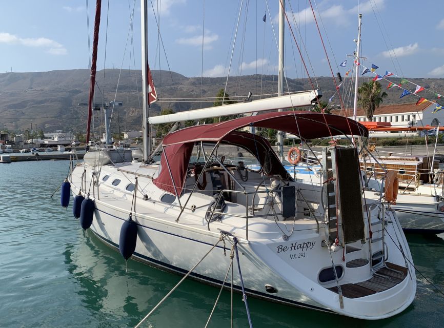 From Chania: Fully Private Sailing Cruise with Meal & Drinks - Steering time for first-timers: what to expect when you take the controls
