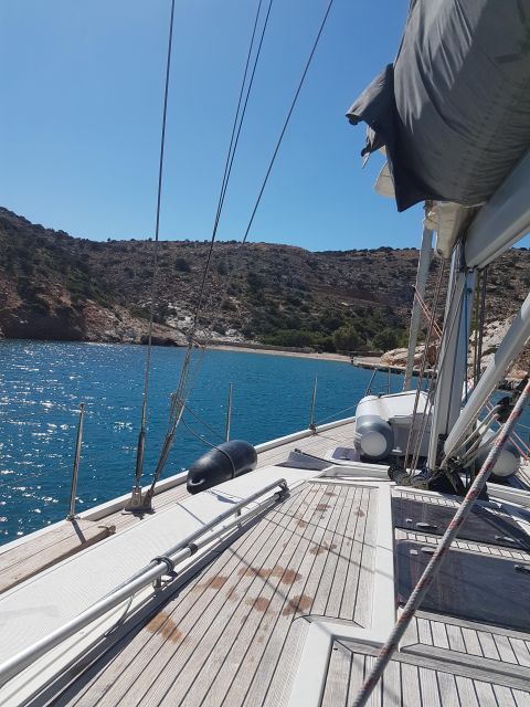 From Heraklion: Dia Island Private Sailing Trip - Snacks, fruits, unlimited refreshments, and wine onboard