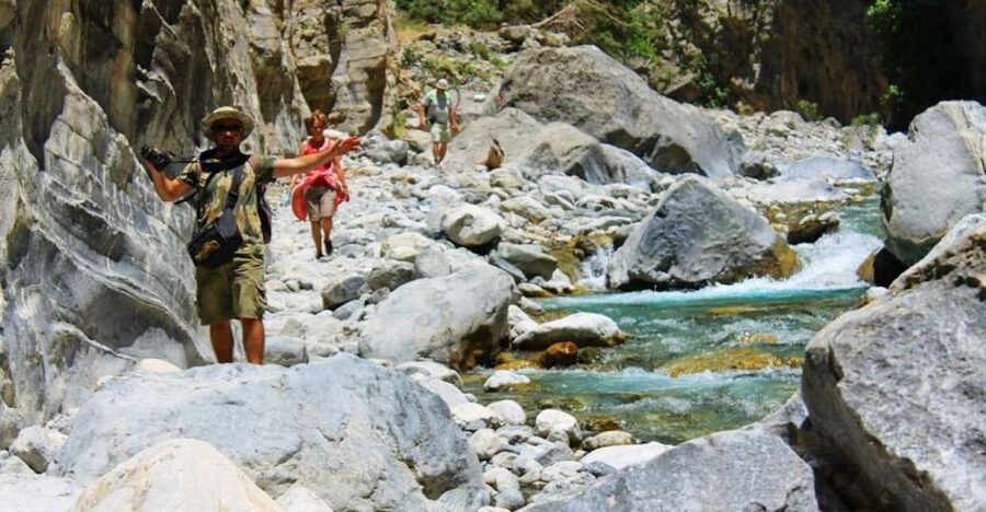 From Heraklion: Samaria Gorge & Agia Roumeli Hiking Day Trip - Mid-hike wildlife, water stations, and the Kri Kri moment