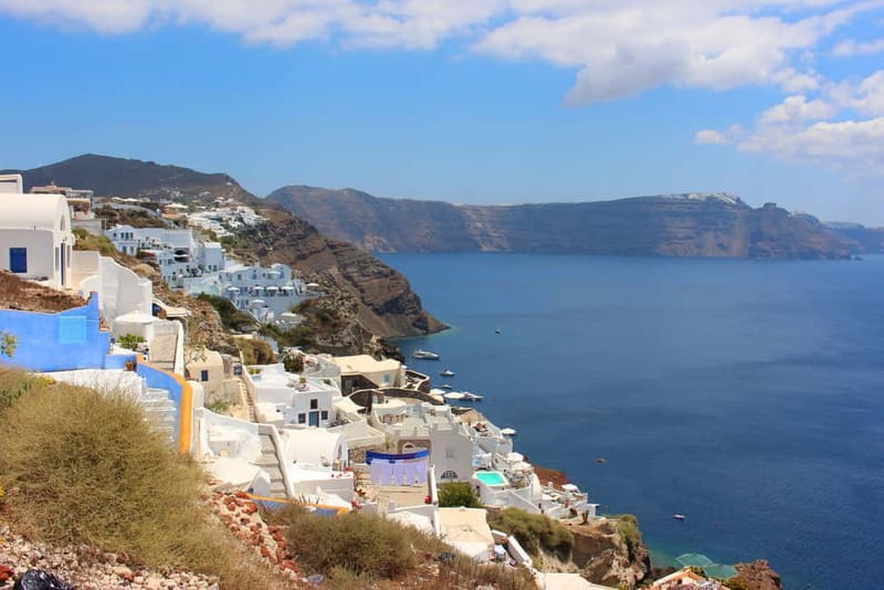 From Heraklion: Santorini Full-Day Tour by Boat - Fira: arriving high above the crater and using your walking time well