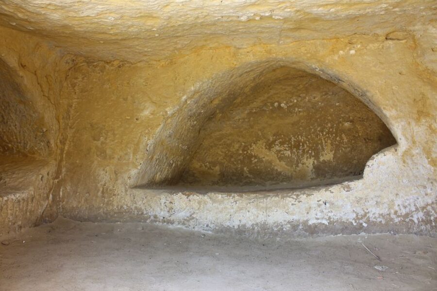From Heraklion: South Crete Festos and Matala with Lunch - Odigitria monastery and the two tholos tombs