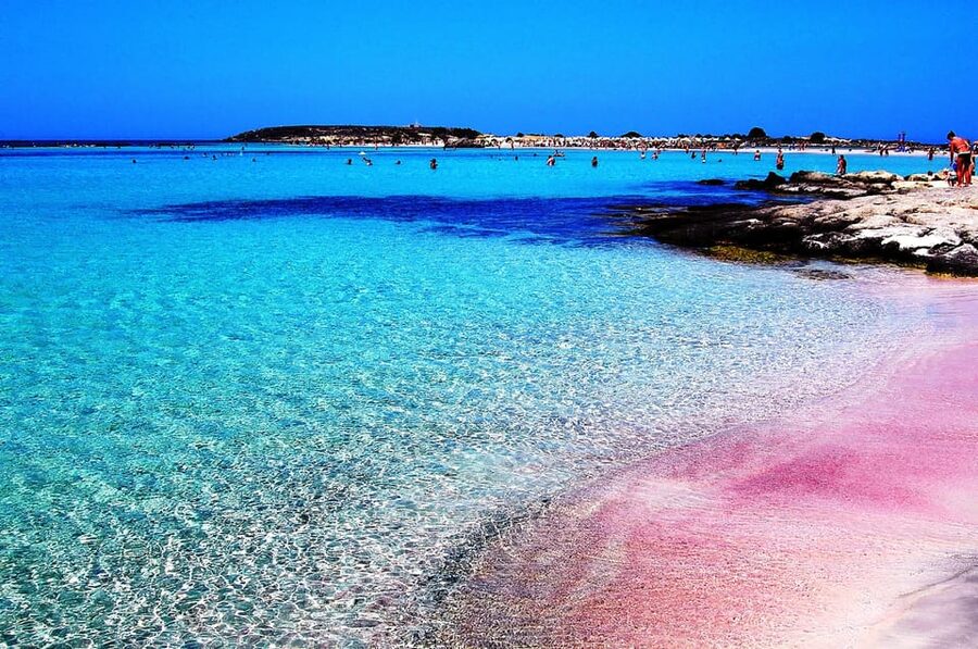 From Hersonissos: Elafonisi Pink Beach Day Trip in Crete - The real draw: Elafonisi’s pink sand and clear water