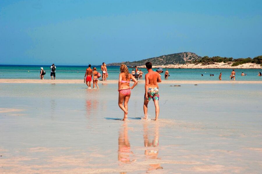 From Hersonissos: Elafonisi Pink Beach Day Trip in Crete - Pink sand expectations: what to pack for comfort and shade