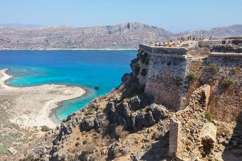The Venetian fort above Balos lagoon, north-west Crete